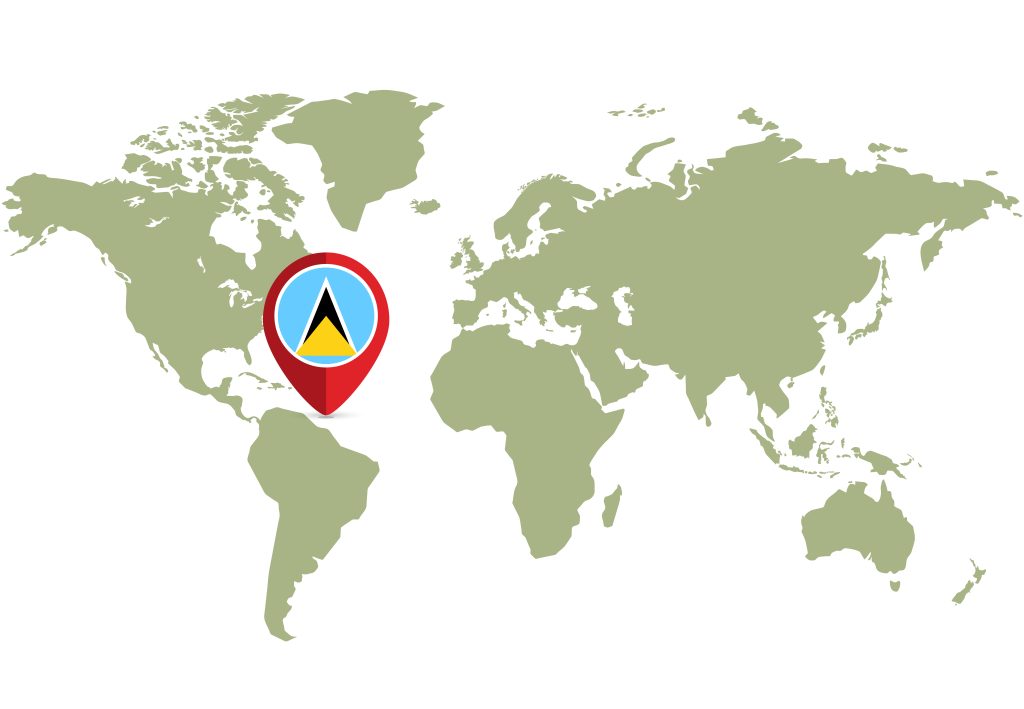 St.Lucia Map