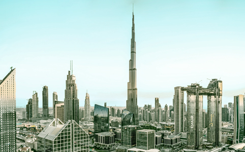 description1 A view of the Dubai cityscape